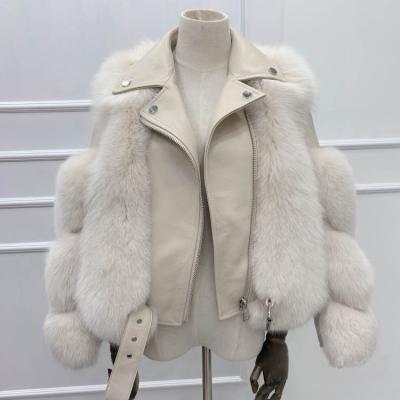 China Ladies QUICK DRY 2021 Winter Fashion Warm PU Leather QUICK DRY Coats Long For Women Shear Casual Jacket Faux Fur Coat Outerwear Long for sale