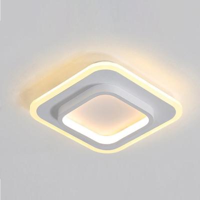 China Modern Bedroom Exquisite Round 20W Outdoor Mounted Square Led Ceiling Lamp Light For Home Office for sale