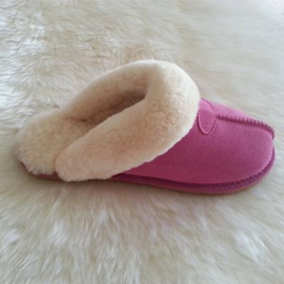 China Anti-odor 2019 new fashion styles super warm women sheepskin slipper pretty beautiful new for sale