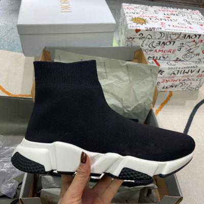 China Comfortable High Quality 1:1 Sock Brand Designer Shoes Luxury Famous Flat Sneakers For Women for sale