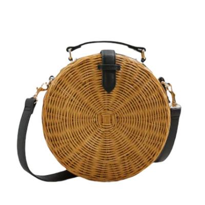 China Newest Fashinable 2020 New Design Fashion Simple Rattan Straw Bags for sale