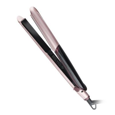 China Safety Cheap Titanium Iron Wholesale LED Flat Hair Styling Tools Hair Straightening Brush Hair Straightener for sale