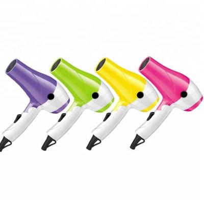 China Foldable Colorful Mini Hair Dryer With Diffuser Girls Hair Dryer Travel Size for sale