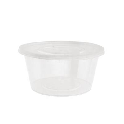 China Freezer Safe Plastic Takeaway 1250ml Disposable Microwave and Bowl With Lid PP Food Containers Cup Microwavable Round Bowl Wholesale for sale