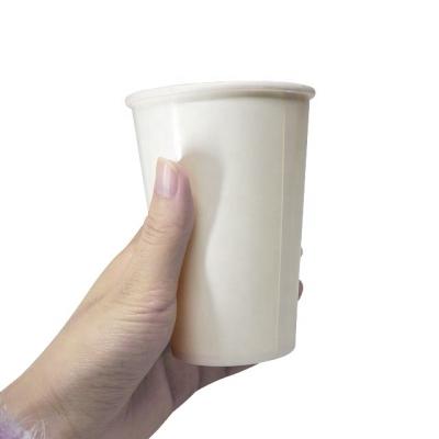 China 12oz 350ml Biodegradable Paper Cup Disposable Coffee Juice Cup Packaging With Customized Logo for sale