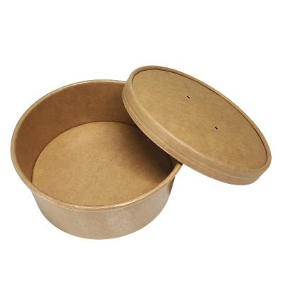 China Popular Product 1090ml Microwavable Paper Food Container Takeaway Food Packaging Packaging With Lid for sale