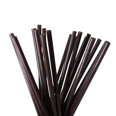 China Wholesale High Quality Modern Fashionable Natural Coffee Bean Bagasse Straw Compostable Coffee Grounds Straw Free Sample for sale