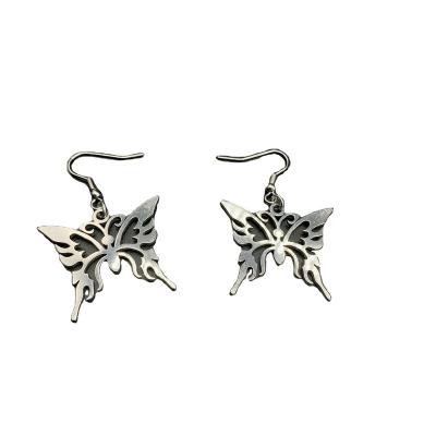 China CLASSIC Flying Series Body Jewelry Butterfly Earings Stainless Steel Stud Earrings for sale