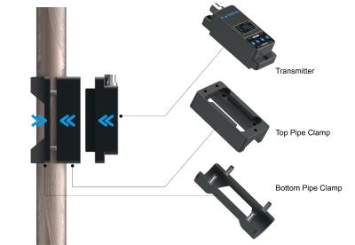 China Ultrasonic Flow Meter With Various Output for sale