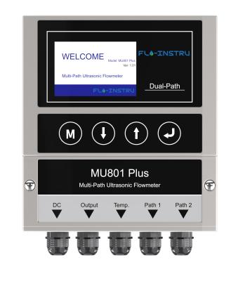 Κίνα Ο τοίχος τοποθέτησε πολυ υπερηχητικό Flowmeter MU801 πορειών συν προς πώληση