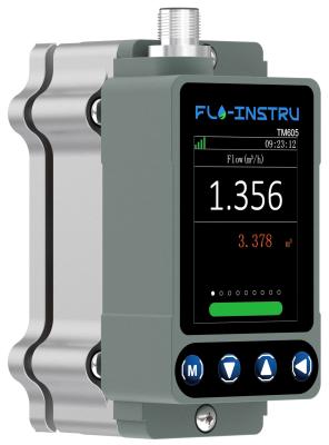 China TM605 Integrated Ultrasonic Flow Meter OLED Display For Compatible Liquids And Materials for sale