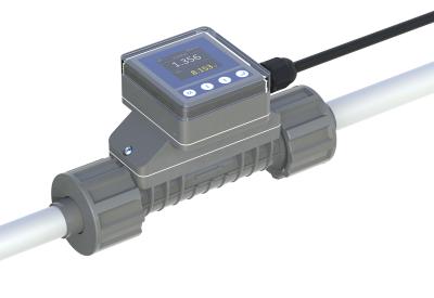 China FL101 In-Line Ultrasonic Flow Meter with Injection Molding Structure for Long-Lasting Performance for sale