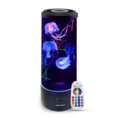 China Modern Hot Sales Amazon Night Light Color Changing Mood Led Fantasy Jellyfish Lamp for sale