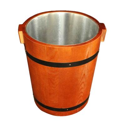 China Sustainable Beer Cooler Nature Promotion Wooden Ice Bucket for sale