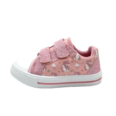 China 2020 Fashionable Light Weight Street Pink Unicorn Kids Baby Big Girl Simple Casual Shoes for sale