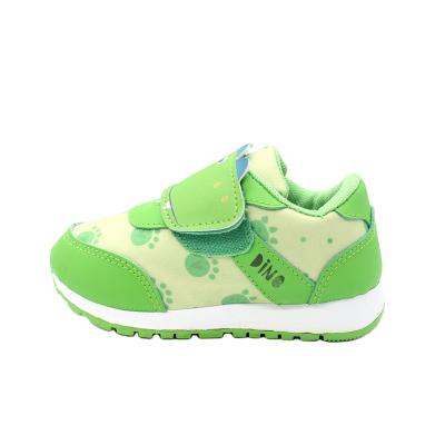 China Customizable PU Oxfords Lightweight Winter Green Dinosaur Kids Sports Shoes for sale