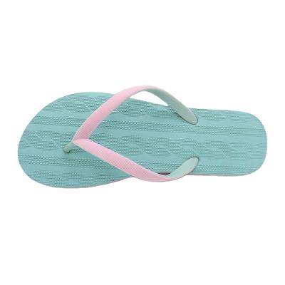 China Upper Material Lightweight Mesh Outsole Rubber Light Weight Beach Women's Flip Flop Slippers for sale