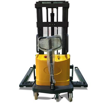 China Labor Saving 1 Ton 2m Semi Electric Pallet Stacker Truck for sale