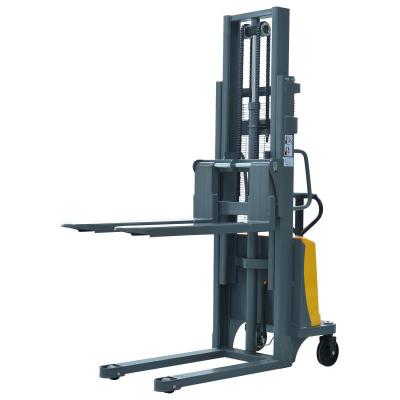 China Semi-elektrische palletstacker palletliftstacker 1500kg 3000 mm 3 meter stacker met 1 jaar garantie Te koop