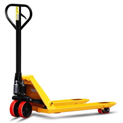 China Polyurethane Wheels Best Selling Hydraulic 3000kg Hand Pallet Truck with AC Integrated Pump for sale