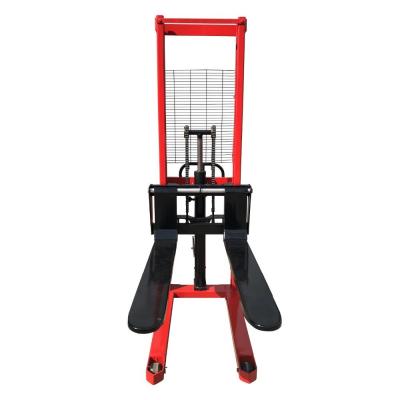 China 1.6m 2m 2.5 m 3m Hydraulic Hand Lift manual forklift pallet stacker for small warehouse use for sale