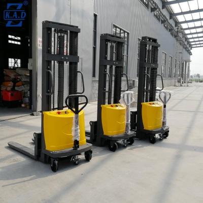 China Semi electric forklift stacker machine KAD hydraulic electric stackers 2 TON 2.0 M for sale