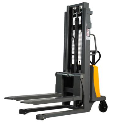 China Bold Chain Hydraulic Semi Automatic Stacker Economic Lifting Forklift For Warehouse for sale