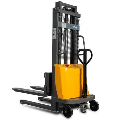 China CE 1000Kg 1500Kg 3000mm Semi Electric Forklift Garment Shops for sale