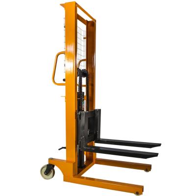 China Manual Hydraulic Stacker Truck With Widened Support Legs For Double Sided Pallets 1T 2T 3T for sale