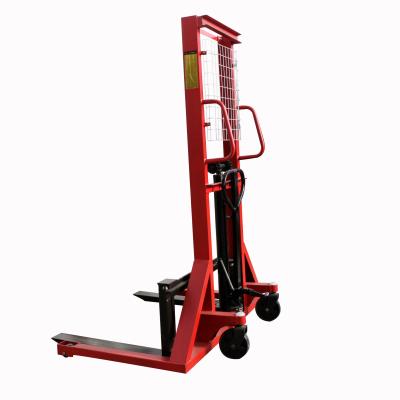 China Hand Hydraulic 1.6m High Stacker Truck Warehouse Loading And Unloading Truck 1T 3T for sale