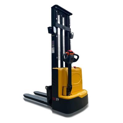 Cina Sollevamento 2m 3m 4m walkie stacker elettrico stacker idraulico Capacità di carico 1.6t 2t 2.5t batteria 24V stacker elettrico in vendita