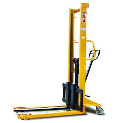 China 1.6m High Stacker Truck Warehouse Loading And Unloading Truck Manual Elevator 1T 3T for sale