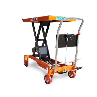 China 500 Kg Element Folding Handle Manual Hydraulic small manual mini scissor lift for sale