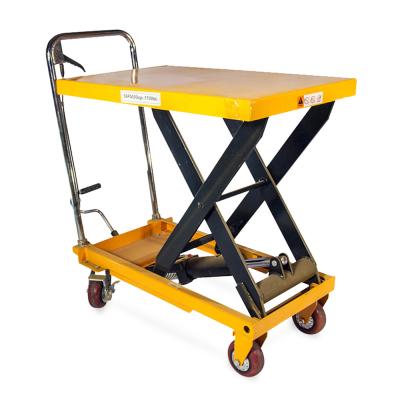 China 150 Kg Element Folding Handle Manual Hydraulic small  mini scissor lift with superior quality for sale