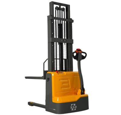 China 1500kg 1.5 Ton 3m 3000mm Walking Electric Stacker With CE Certificate For Labor Saving for sale