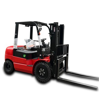 China 3000kg 4 Wheel Fully electric diesel forklift battery fork lift 3 tons electricforklift truck used fork lift for sale