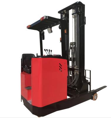 China Electronic stand on  reach truck  1T 3m large capacity battery forklift for sale