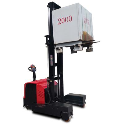 China Rated load capacity of 1500kg-2000Kg 3m high lifting height multi-directional narrow aisle travelling reach trucks for sale