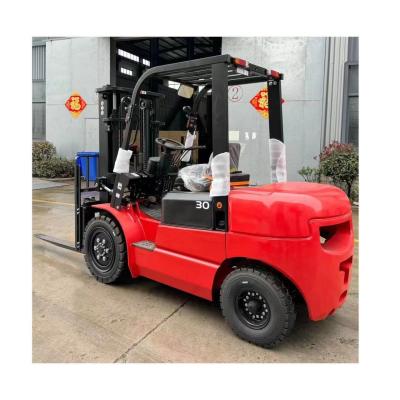 China Altura de elevación 6m 4 ruedas carretilla elevadora de 1,5 toneladas diesel carretilla elevadora de 2 toneladas 3 toneladas con cambio lateral en venta