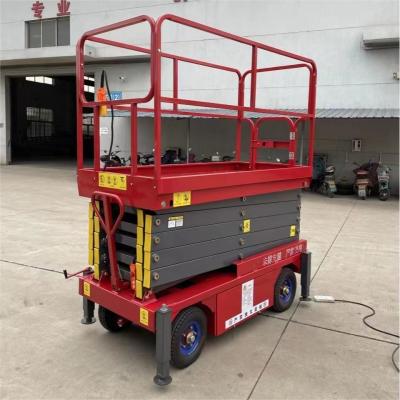 China Safe and reliable aerial work Platform double scissor lift with capacity 450kg load capacity 10m working height for sale