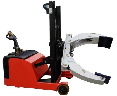 China Electric Pallet Stacker with Enhanced Forklift Capabilities 1000-2000kg Capacity featuring a Specialized Roll Clamp for sale