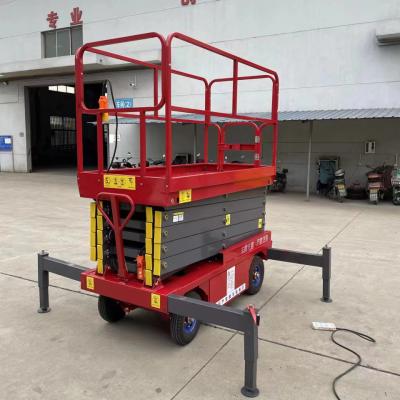 China Lightweight and sturdy 450kg load capacity 8m working height Hydraulic full electric aerial work self propelled Platform lift for sale