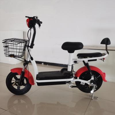 China 2019 steel china manufacturer china 350w 48v 12Ah lead acid battery 14inch electric city bike/e bike for sale