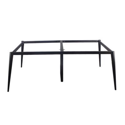 China Dining room table industrial black brass table furniture iron stainless steel metal legs furniture modern paint carton for sale