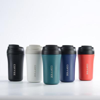 China 2021 NEW PORTABLE Coffee Tumbler 400ml Thermal Customized Eco Friendly Insulated Vacuum Coffee Tumbler for sale