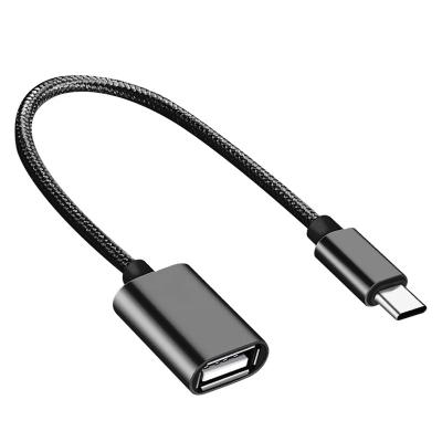 China USB Type C Male to USB2.0 Female Type-C A Cord Adapter USB-C Connector to USB OTG Cable Type C to USB 2.0 for sale