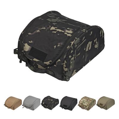 China SIVI Molle Waterproof Wholesale Tactical Helmet Bag Large Capacity Zipper Storage Wear Helmet Military Waterproof Bag for sale