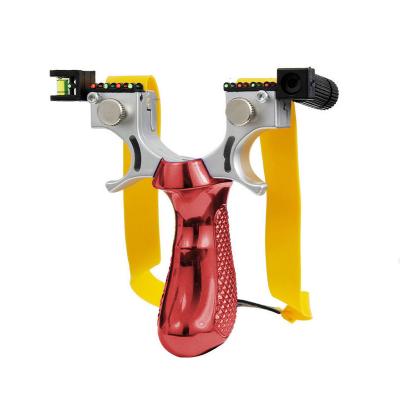 China Upgraded SIVI 2022 resin outdoor hunting slingshot rubber with laser light sight level with flat rubber band alloy forming high precision for sale