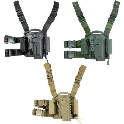 China Outdoor/Military/Tactical/CS/War Game etc Wholesale Disassemble Shooting Training Handgun Holster Military Tactical 1911 M92 G17 P226 Rifle Holster Belt Clip for sale