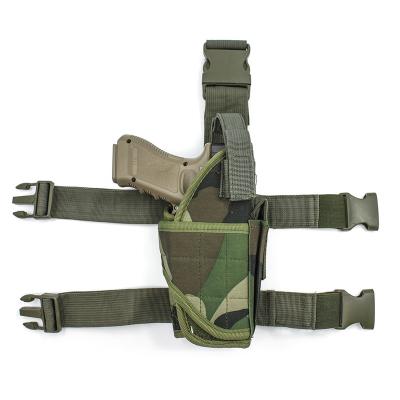 China Outdoor Adjustable Hunting Tactical Military Holster/Military/Tactical/CS/War Game etc. Tornado Leg Holster Straight Pouch Leg Drop Camouflage Airsoft for sale